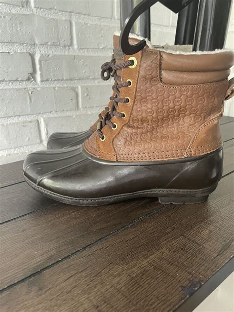 Michael Michael Kors Easton Lace Up Duck Boot 